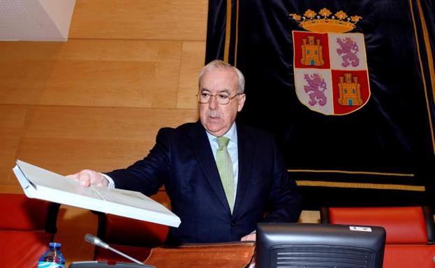 El presidente del Consejo de Cuentas de Castilla y León, Jesús Encabo. 