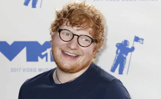 El cantante inglés Ed Sheeran. 