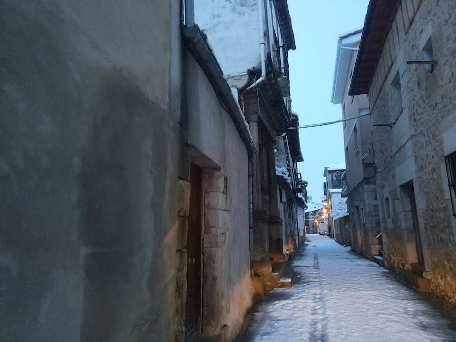 La nieve ha hecho acto de presencia, sobre todo en el norte de la provincia