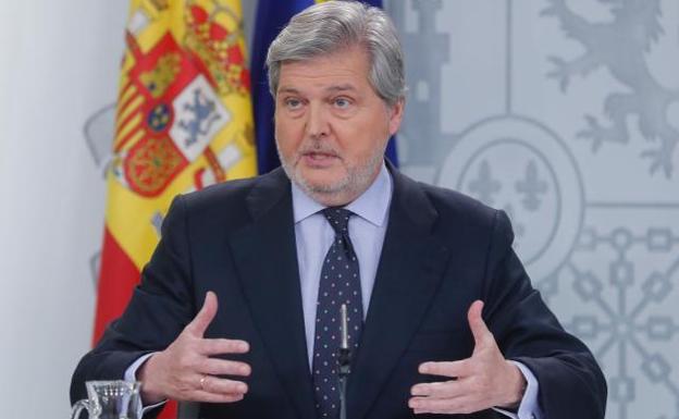 El portavoz del Gobierno y ministro de Educación, Cultura y Deporte, Íñigo Méndez de Vigo.