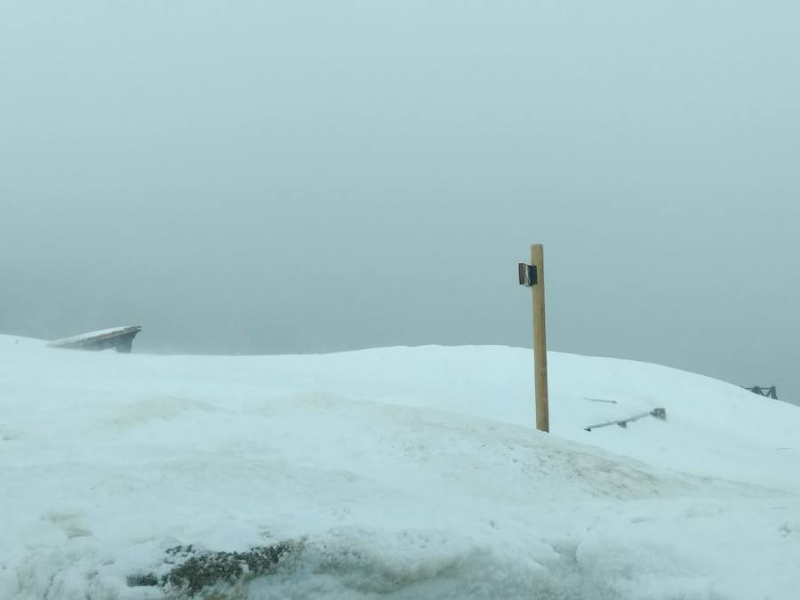 Deja de nevar en Palencia, pero la nieve tardará en marcharse