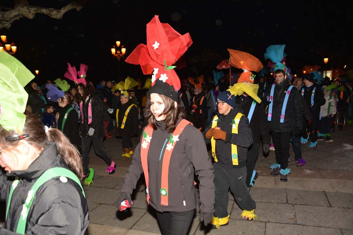 Monstruos, brujas, trogloditas y un sin fin de personajes surgidos de la imaginación inundan las calles del centro de la ciduad con el gran desfile de Carnaval.