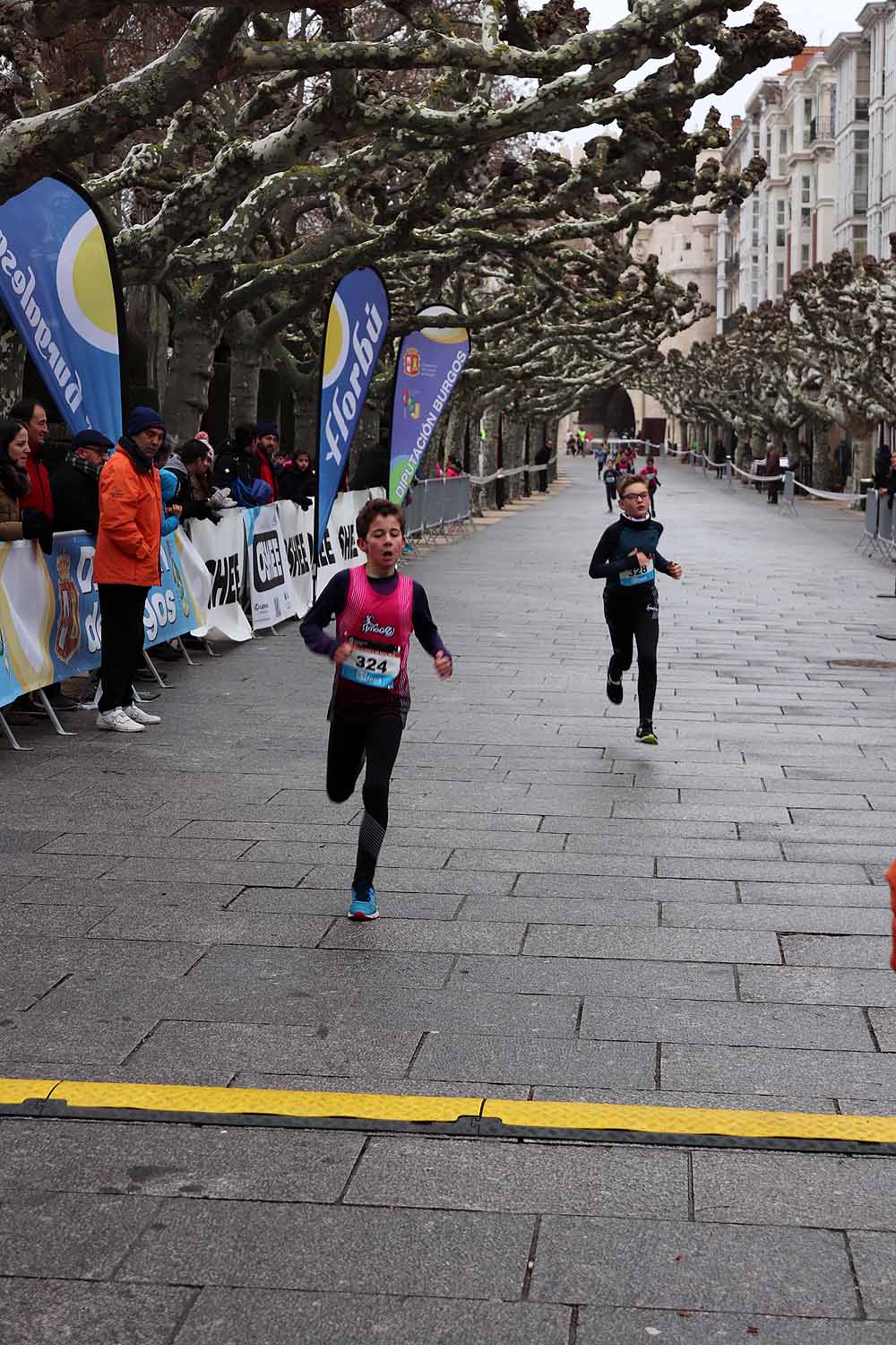 La carrera de los alevines