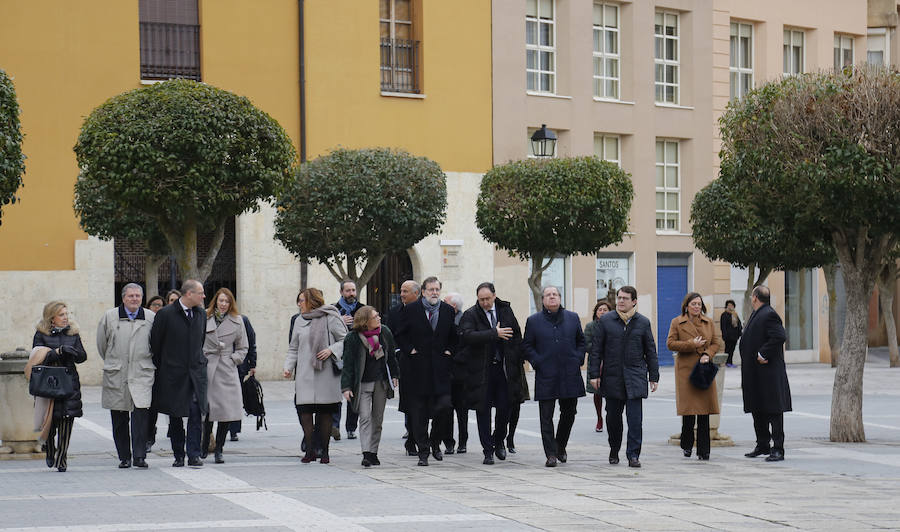 Visita de Mariano Rajoy a Palencia