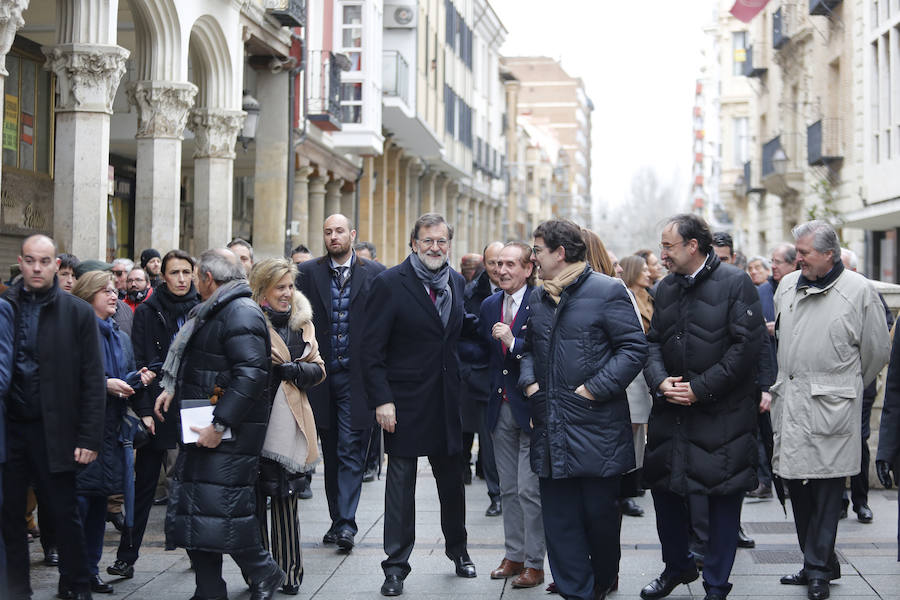 Visita de Mariano Rajoy a Palencia