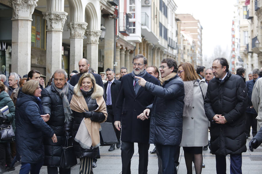 Visita de Mariano Rajoy a Palencia