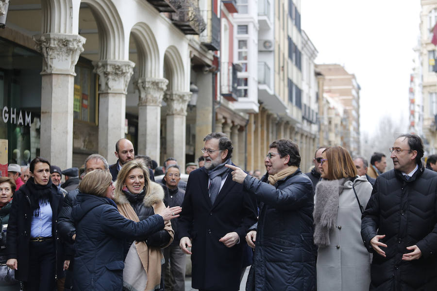 Visita de Mariano Rajoy a Palencia