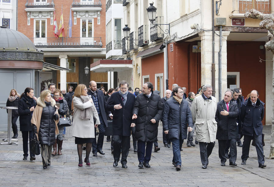 Visita de Mariano Rajoy a Palencia