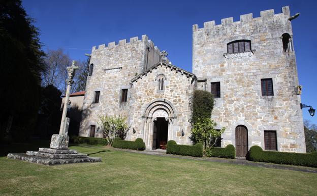 Vista del Pazo de Meirás. 