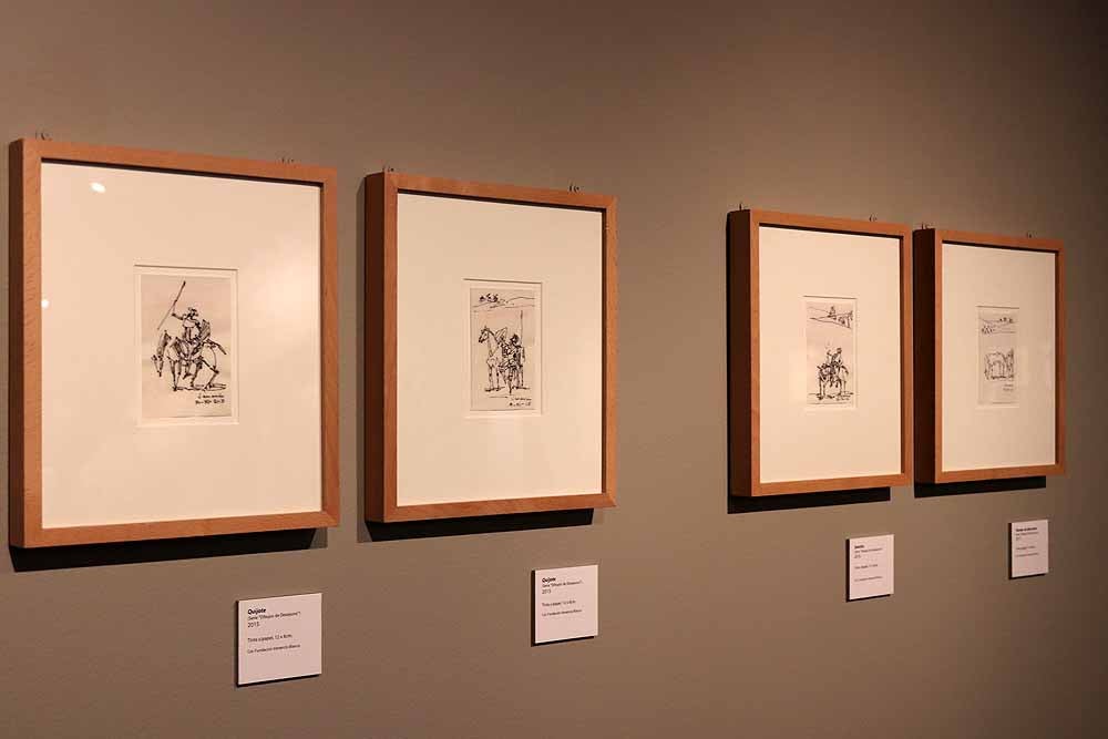 La exposición 'Una mirada a Cervantes' se muestra en la Sala de Exposiciones Pedro Torrecilla, del 22 de febrero al 25 de marzo