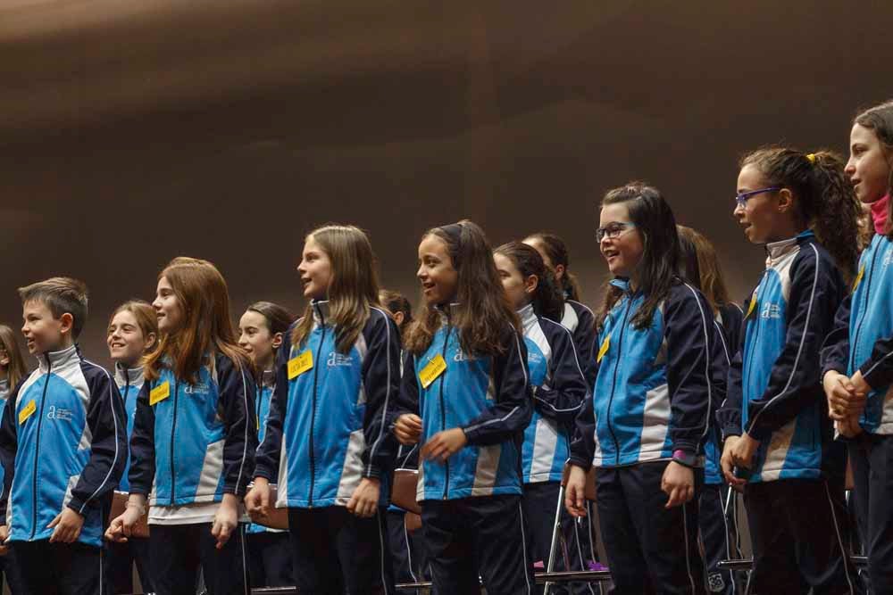 Fotos: Ensayo de los alumnos y profesores de Cantania