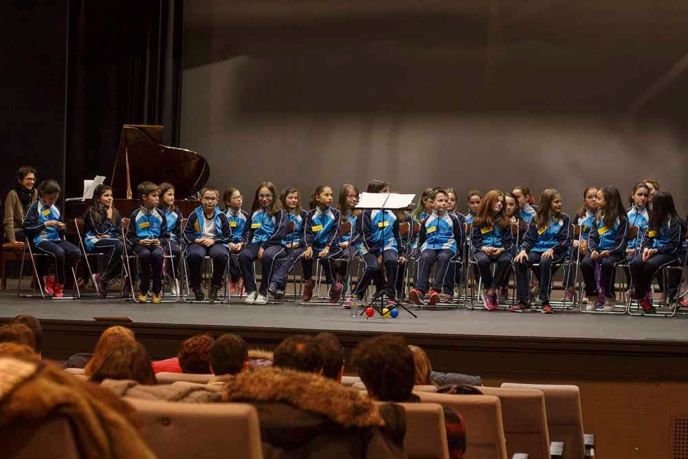 Fotos: Ensayo de los alumnos y profesores de Cantania