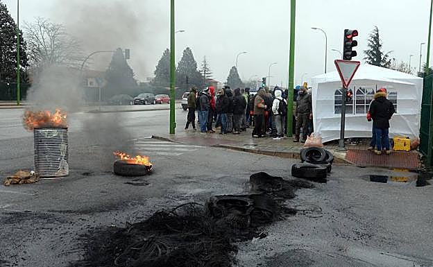La planta de Burgos estuvo en huelga la jornada del martes 13