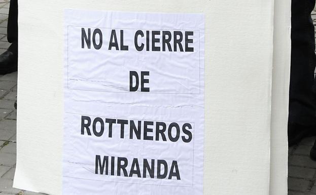 Las movilizaciones contra el cierre de la factoría fueron constantes en Miranda