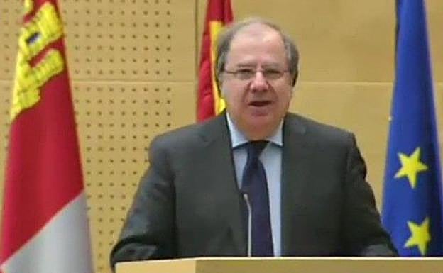 El presidente de la Junta, Juan Vicente Herrera, en la inauguración de la jornada sobre la PAC