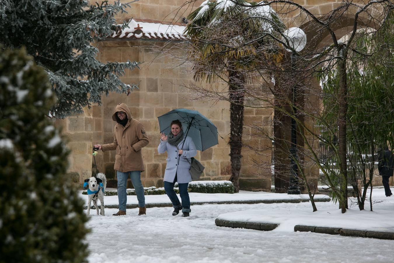 Nieve en la capital soriana.