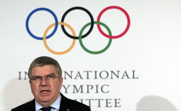 Thomas Bach, preosdente del COI. 