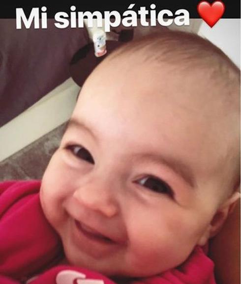 Alana Martina y su simpática sonrisa. 