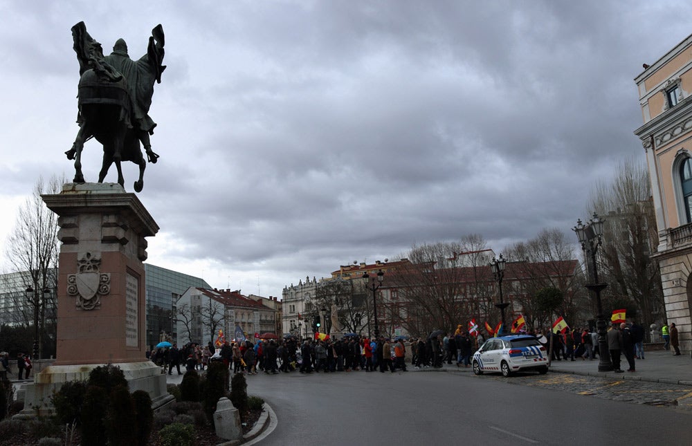 Fotos: Policías nacionales y guiardias civiles se manifiestan en Burgos