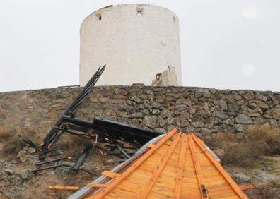 Imagen secundaria 1 - Daños en los molinos de Consuegra.