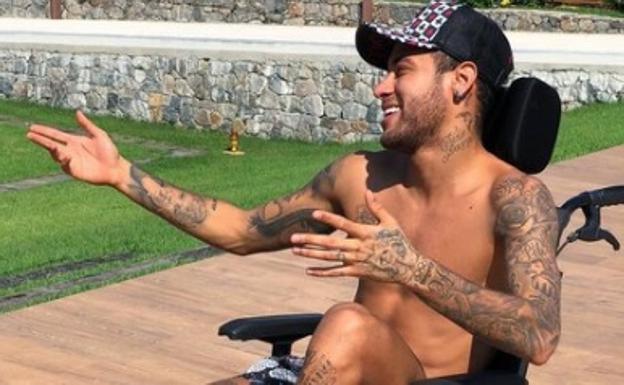 Imagen publicada por Neymar. 