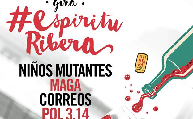 Los Niños Mutantes, Maga, Defalé, Correos y Pol compartirán escenario en la gira #EspírituRibera 2018