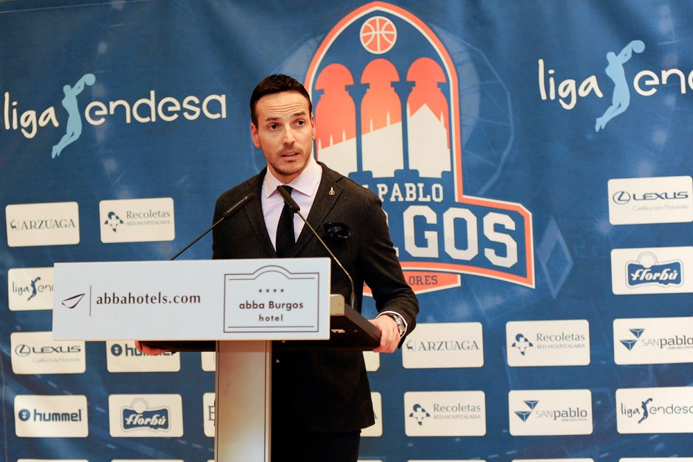 Félix Sancho, durante un acto público