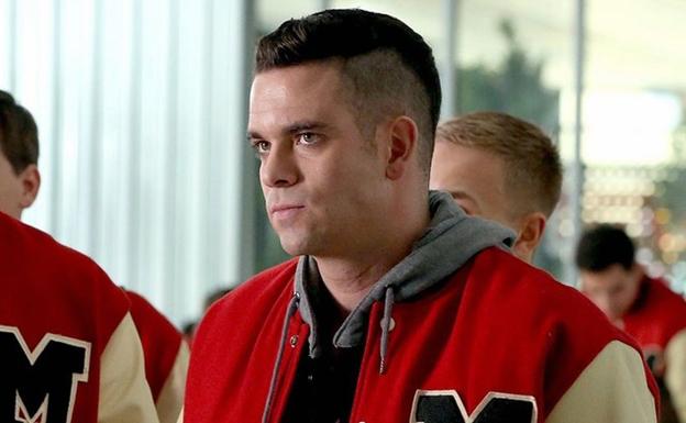 Mark Salling, en la serie 'Glee'. 