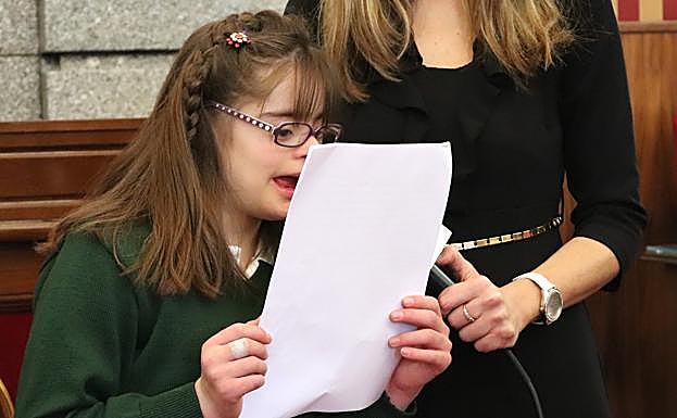 Aitana ha leído su cuento