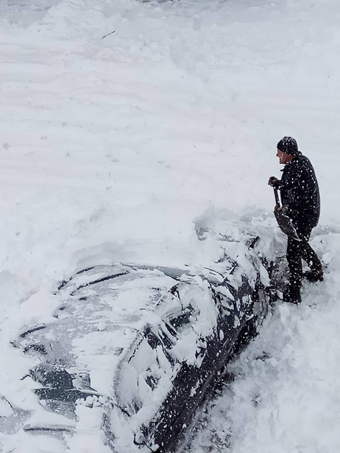 Fotos: Guardo recibe la primavera con medio metro de nieve