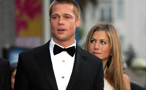 Brad Pitt con Jennifer Aniston en una foto de archivo. 