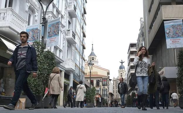 Calle Santiago de Valladolid.