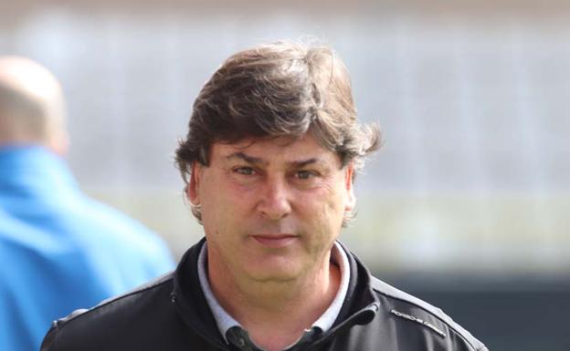 Alejandro Menéndez, técnico del Burgos CF.