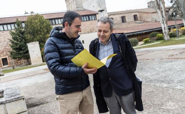 Gonzalo Andrés (izq) junto a René Payo (drch).