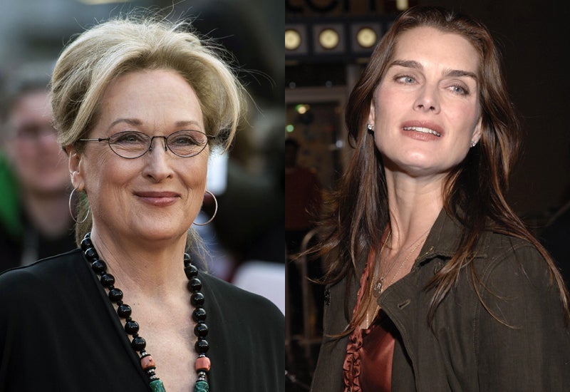 Meryl Streep y Brooke Shields son primas segundas.