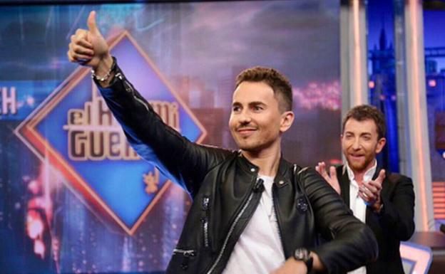 Jorge Lorenzo, en 'El Hormiguero'. 