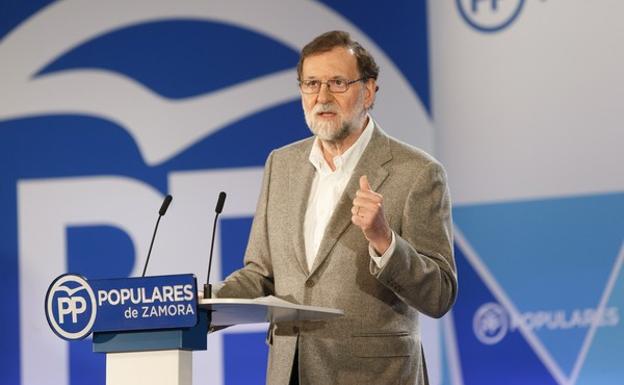 Clausura de la convención sectorial del PP sobre Medio Rural y Reto Demográfico a cargo del presidente del Gobierno y del Partido Popular, Mariano Rajoy. 