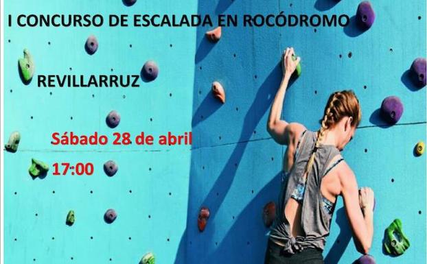 Revillarruz acoge el 28 de abril el I Concurso de Escalada en Rocódromo