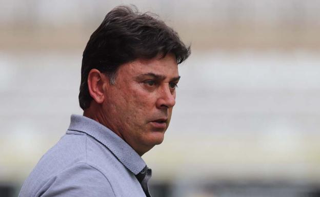 Alejandro Menéndez, técnico del Burgos CF.