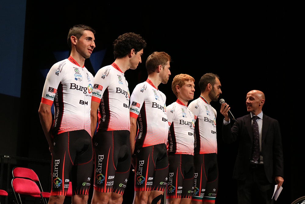 Fotos: El Burgos BH presenta su estructura para hacer frente a la primera temporada como equipo Continental Profesional