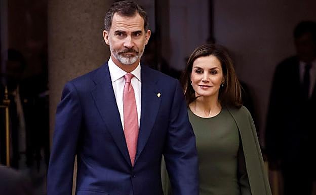 Los reyes Felipe VI y Doña Letizia. 