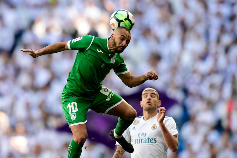 El conjunto blanco, con un once plagado de suplentes y poco habituales, quiere ganar al Leganés para acercarse a la segunda plaza que ocupa el Atlético de Madrid.