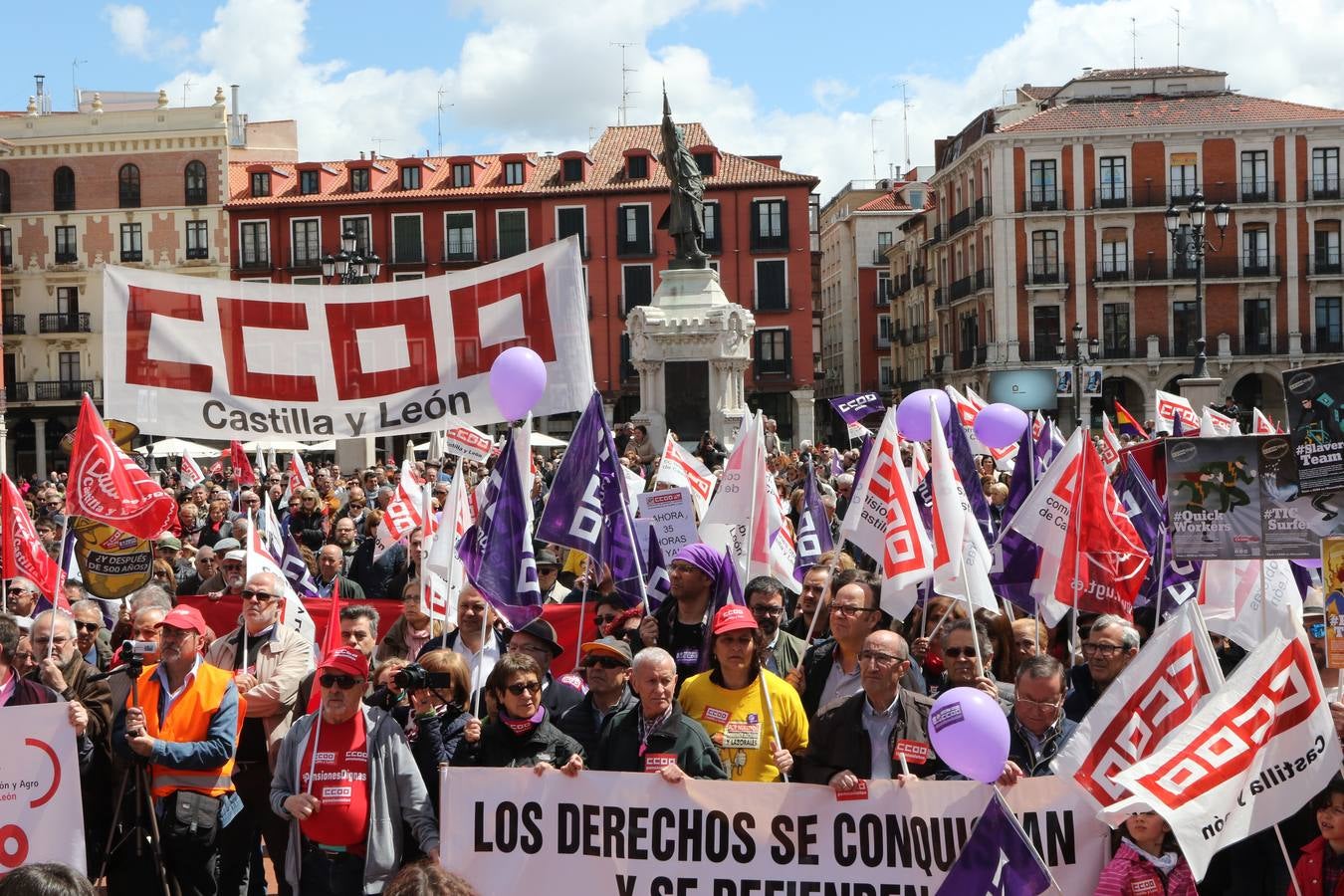 Fotos: Manifestación del Primero de Mayo en Valladolid