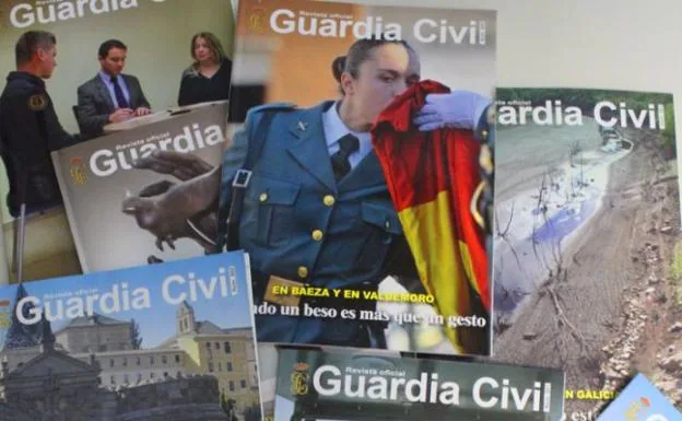 Imágenes de la revista oficial de la Guardia Civil.