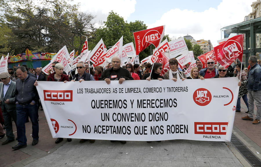 Protesta del sector el pasado 1 de mayo.