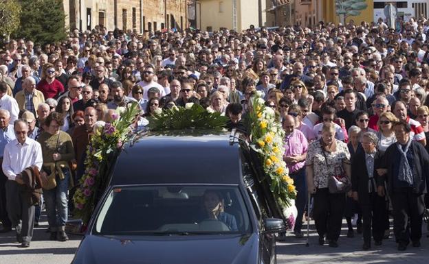 Funeral de Leticia Rosino en Tábara (Zamora). 