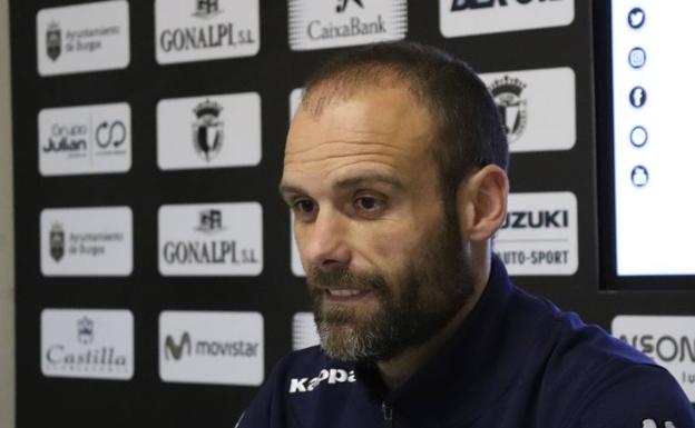 El entrenador del Amorebieta, Xabi Sánchez.