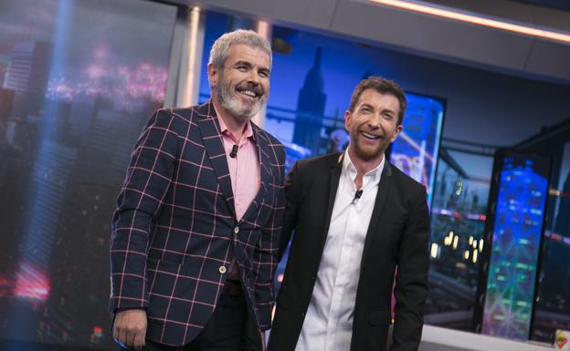 Caprile junto a Pablo Motos en 'El Hormiguero'. 