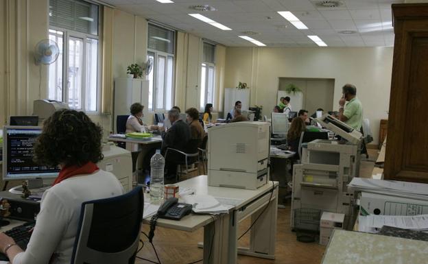 Oficinas de la Delegación de Hacienda de Palencia.