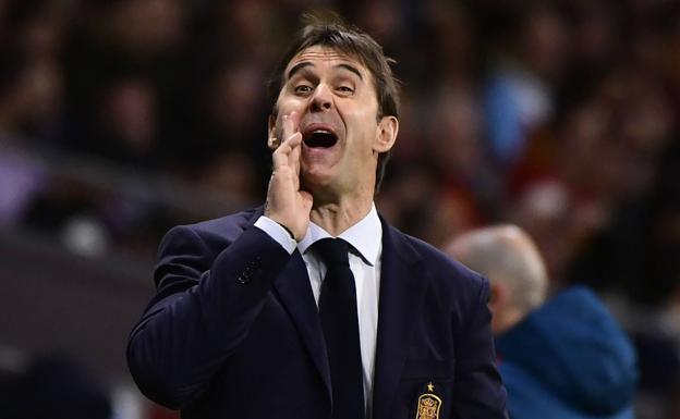 Julen Lopetegui, durante un partido. 